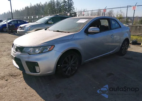 2011 Kia Forte Koup Sx из США, поврежденный, VIN KNAFW6A32B5425047
